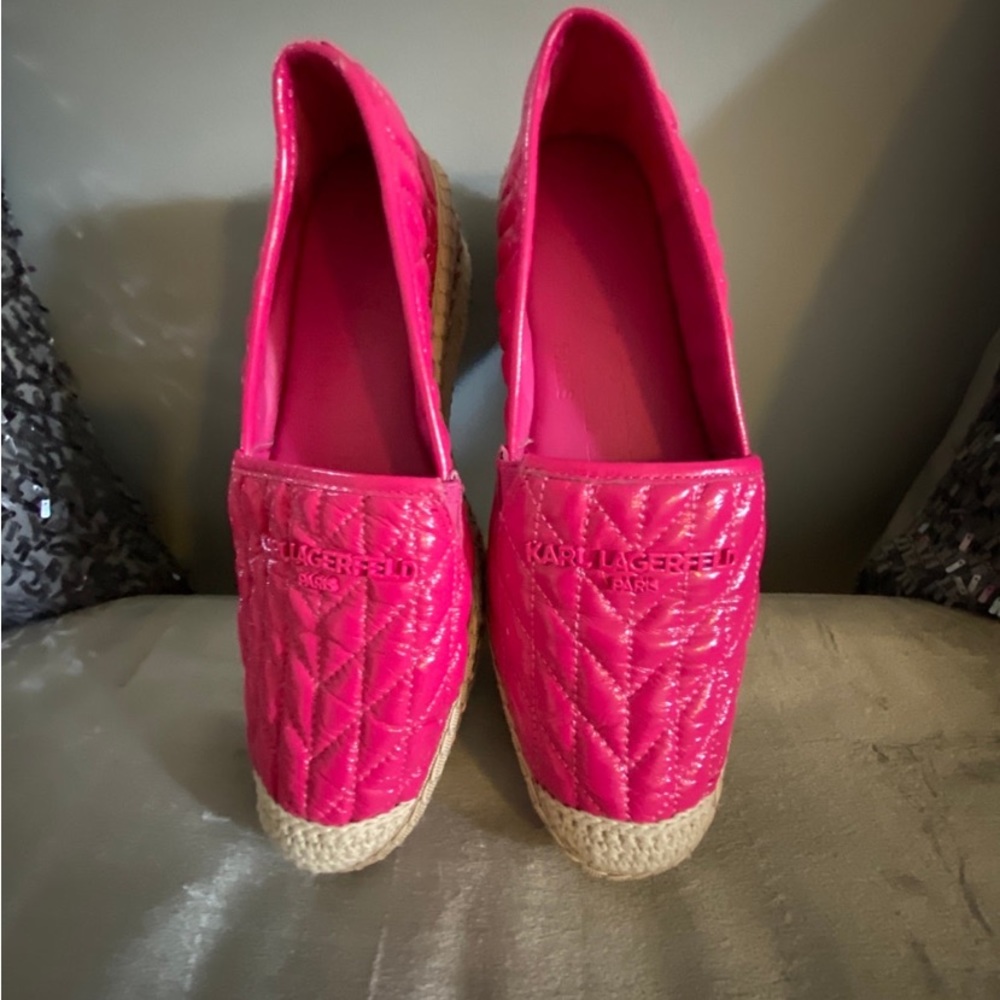 karl lagerfeld Paris “Desta” Espadrilles 7.5 - Picture 3 of 9